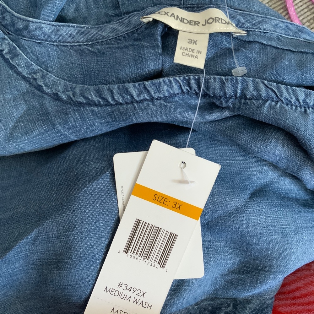 Denim Blouse - Picture 3 of 3